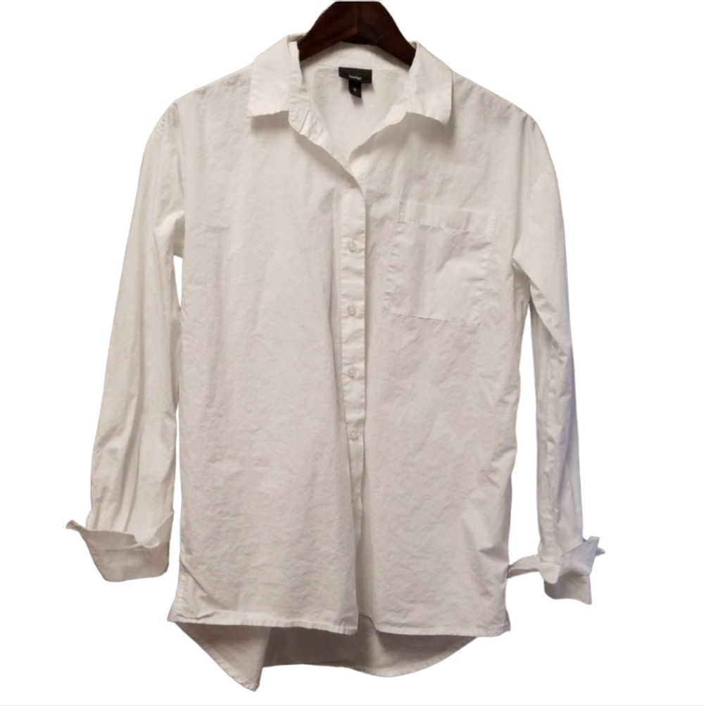 Mossimo Blouse Ruffle Sleeve Edge - Small